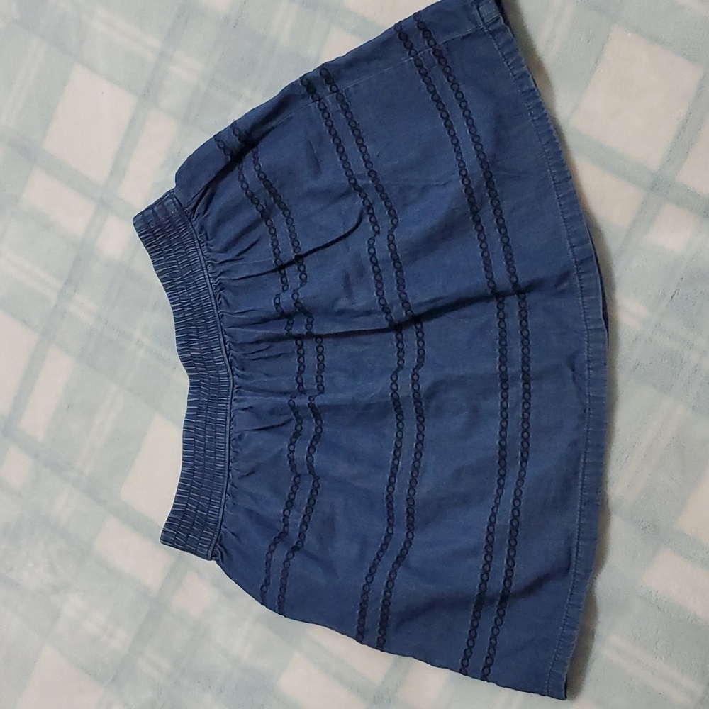 CRAZY8 Blue Denim Medium Skirt